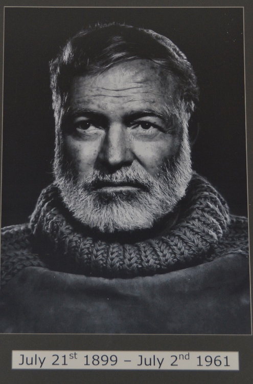 Hemingway portrait